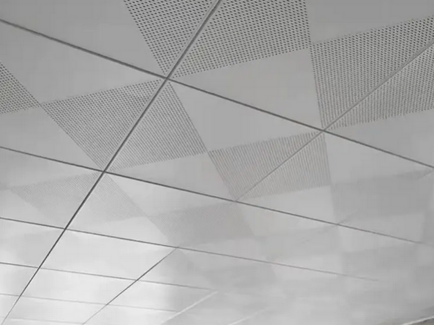 办公室内部l铝扣板吊顶案例